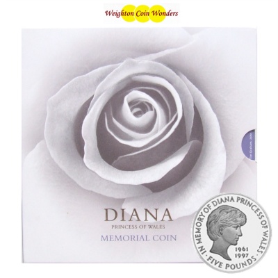 1999 £5 BU Coin Pack – Diana Princess of Wales Memorial Coin